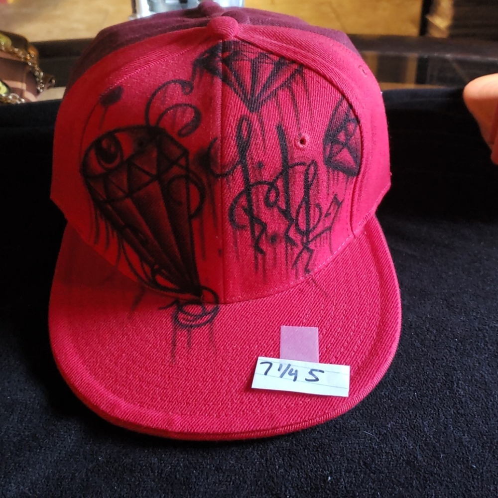 Custom designed fitted hat